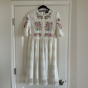 SOLD Roolee embroidered lace dress